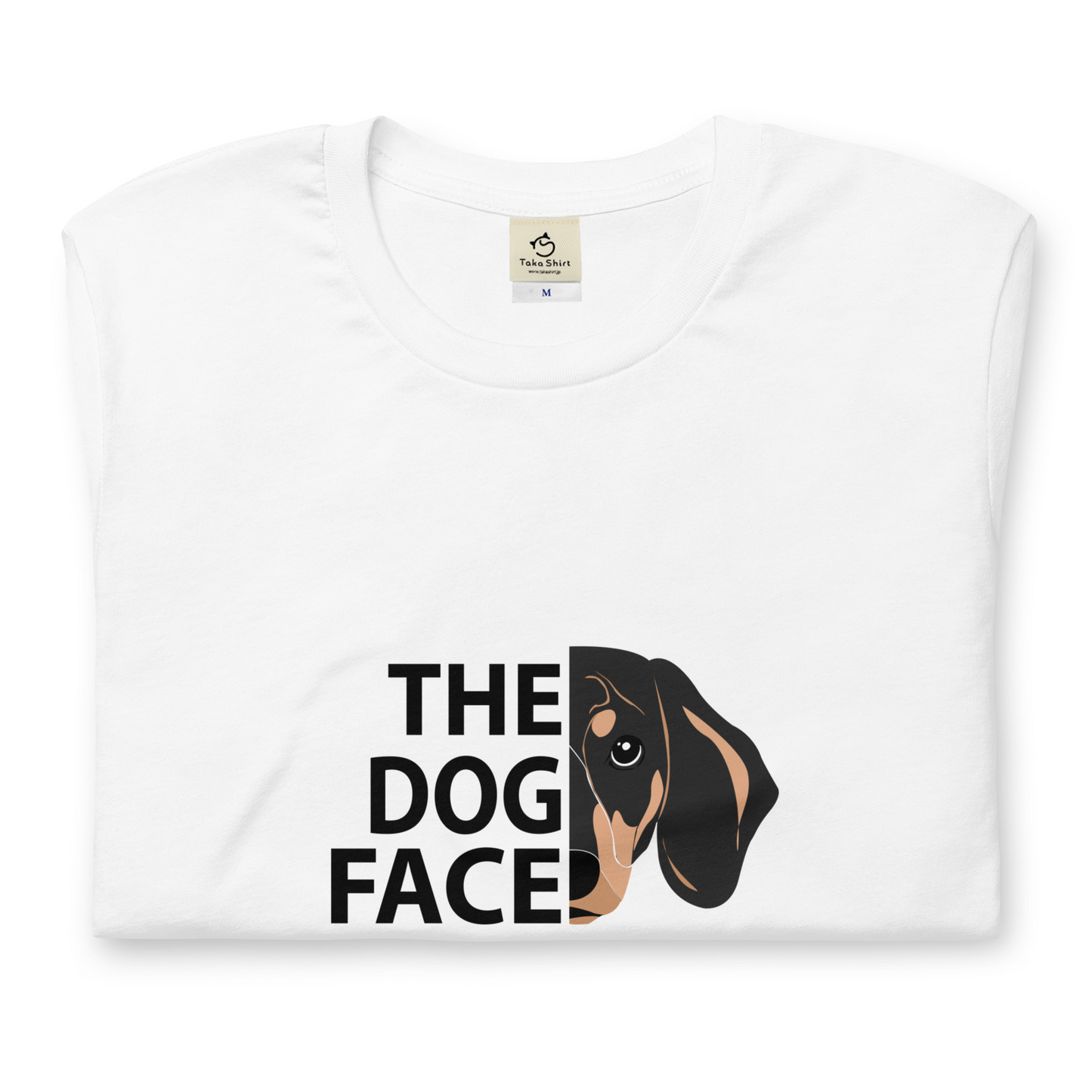 犬 tシャツ 犬イラスト ダックス フンド THE DOG FACE |アダルト&キッズサイズ.