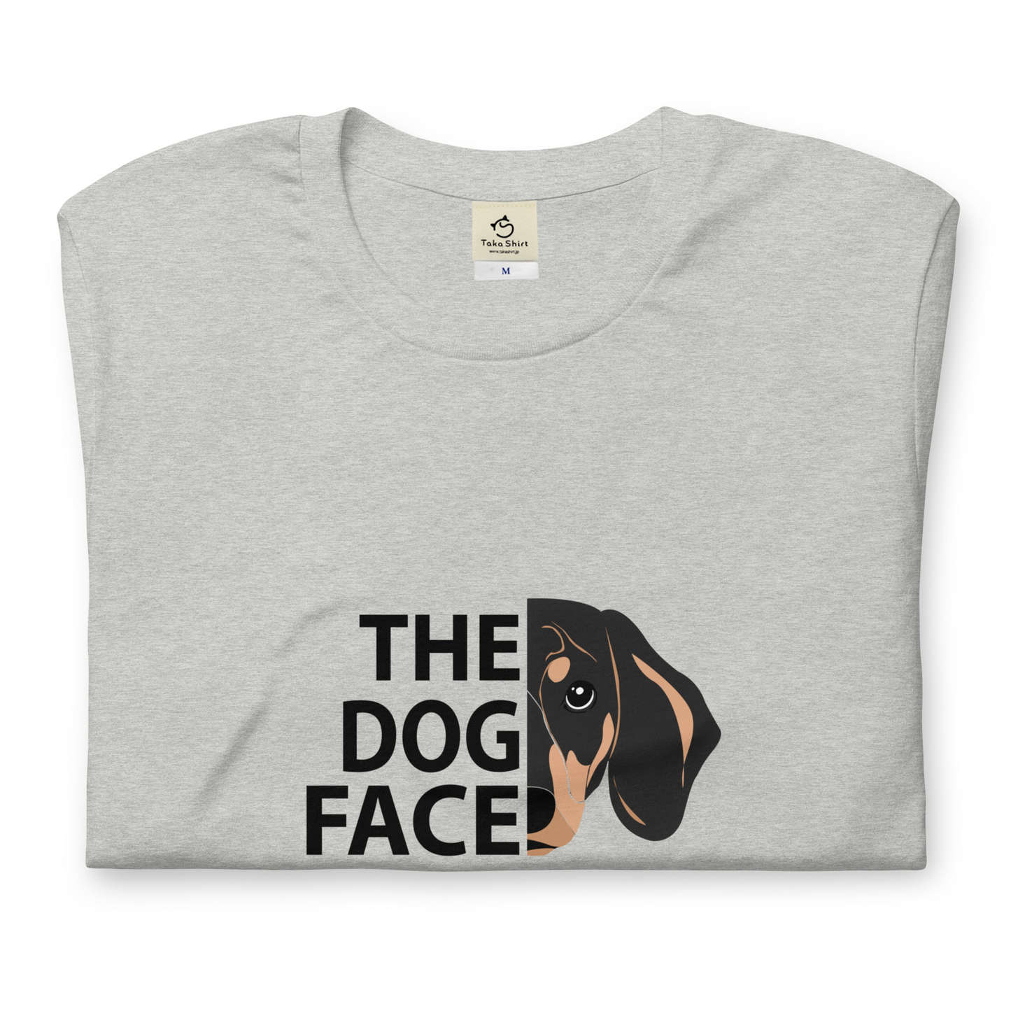 犬 tシャツ 犬イラスト ダックス フンド THE DOG FACE |アダルト&キッズサイズ.