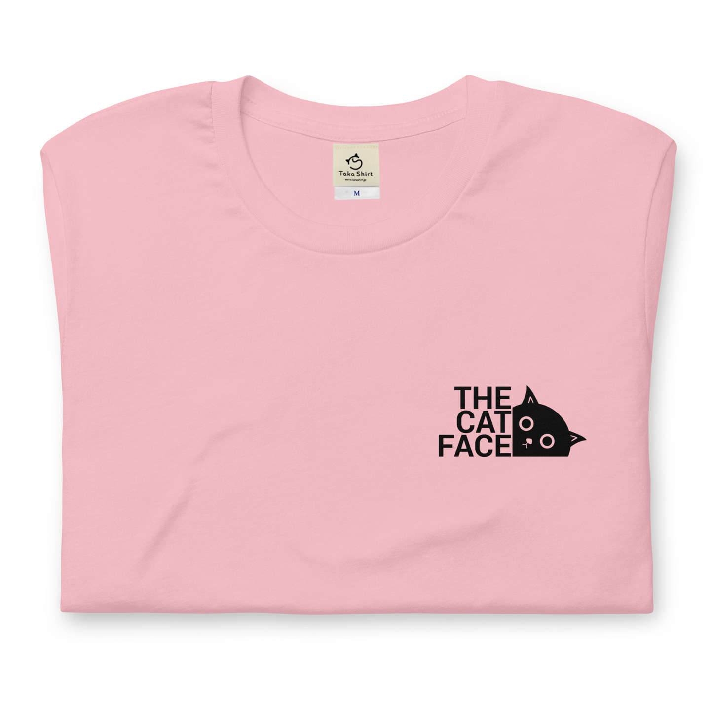 猫tシャツ ねこ 猫イラスト おもしろ tシャツ かわいい THE CAT FACE|アダルト&キッズサイズ.