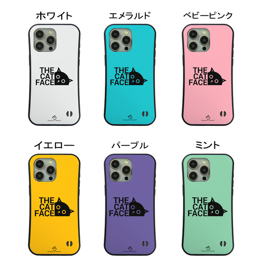 ケース ねこ 猫イラスト The Cat Face ス スマホ ケース iPhone8, SE2, SE3 ~ ケース iPhone16シリーズ