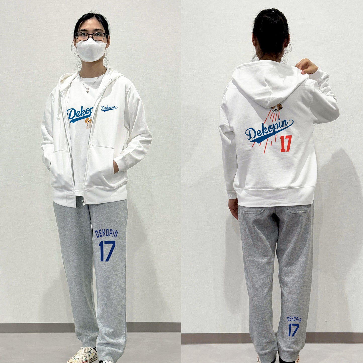 デコピン スウェット パンツ コーイケルホンディエイラスト Dekopin.