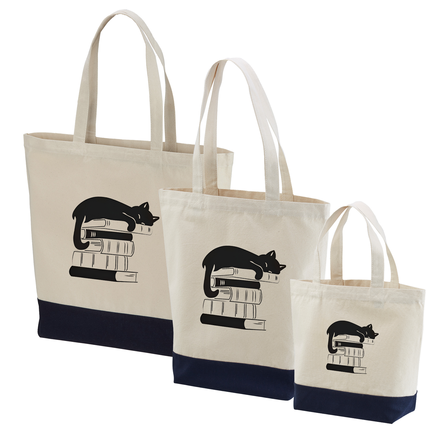 猫トート バッグ 猫 エコ バッグ CAT&BOOK.