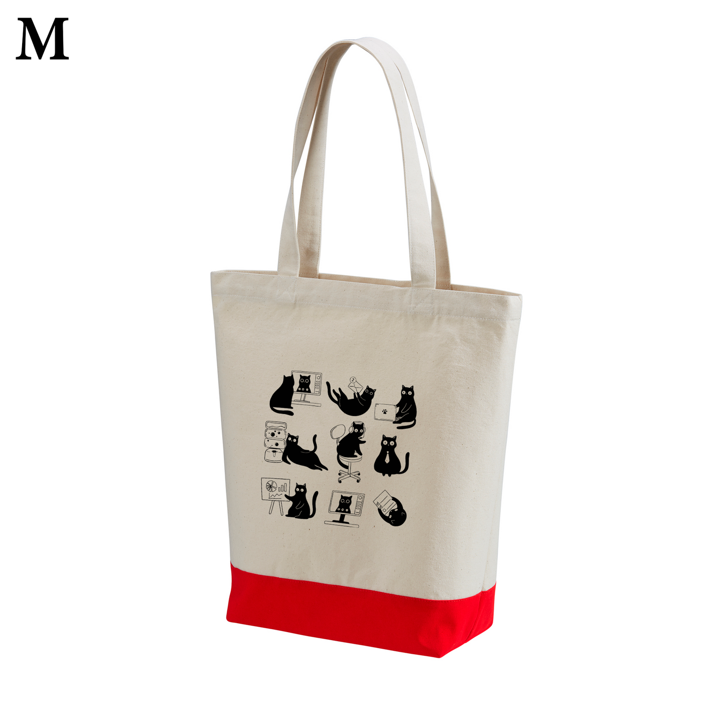 猫トート バッグ 猫 エコ バッグ サラリーにゃん.