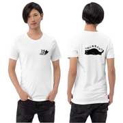 猫tシャツ ねこ 猫イラストThe Cat Face2 & つねに本気だが?| フロント&バックプリント|アダルト&キッズサイズ