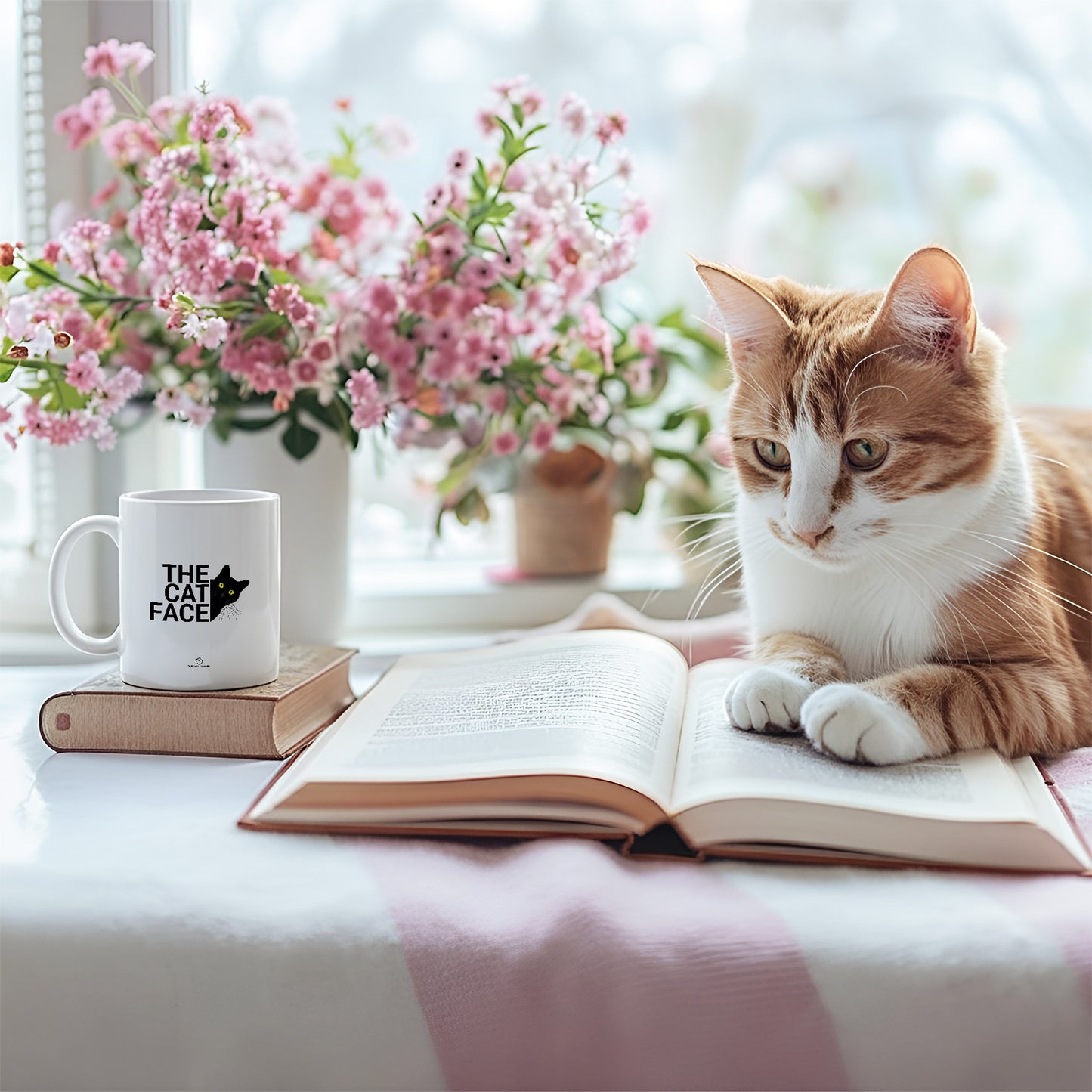 マグカップ 猫イラスト THE CAT FACE |猫好きにおすすめの面白い猫グッズ プレゼントにも最適