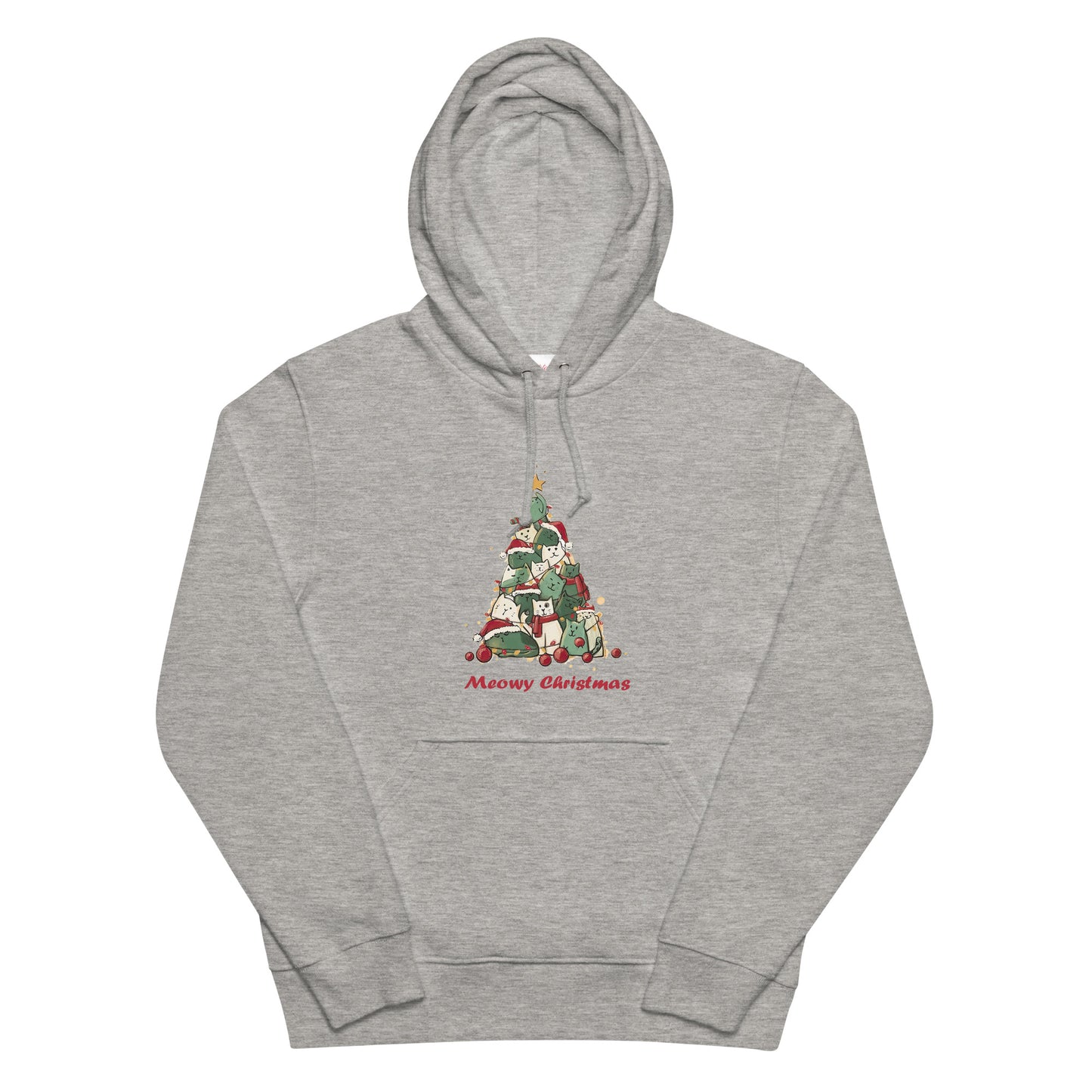 【クリスマス限定商品】猫 パーカー ねこ かわいい 猫イラスト 猫クリスマス.