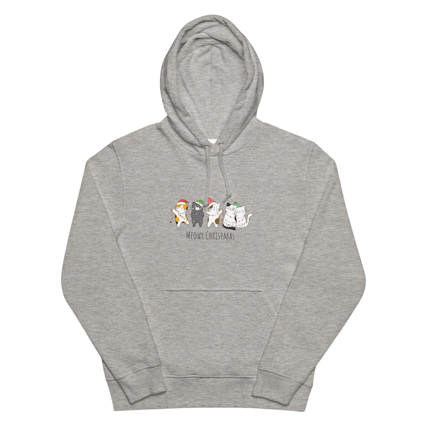 【クリスマス限定商品】猫 パーカー ねこ かわいい 猫イラスト 猫クリスマス.