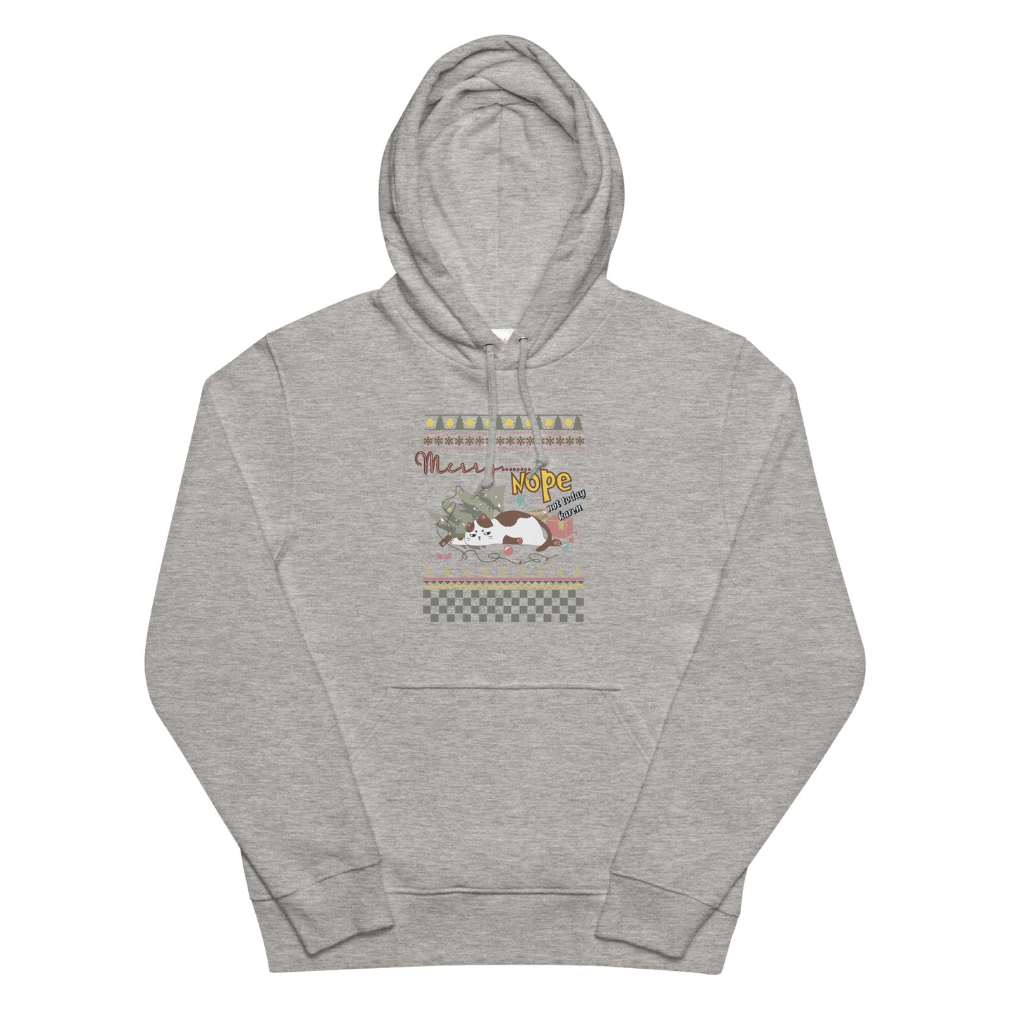 【クリスマス限定商品】猫 パーカー ねこ かわいい 猫イラスト 猫クリスマス.