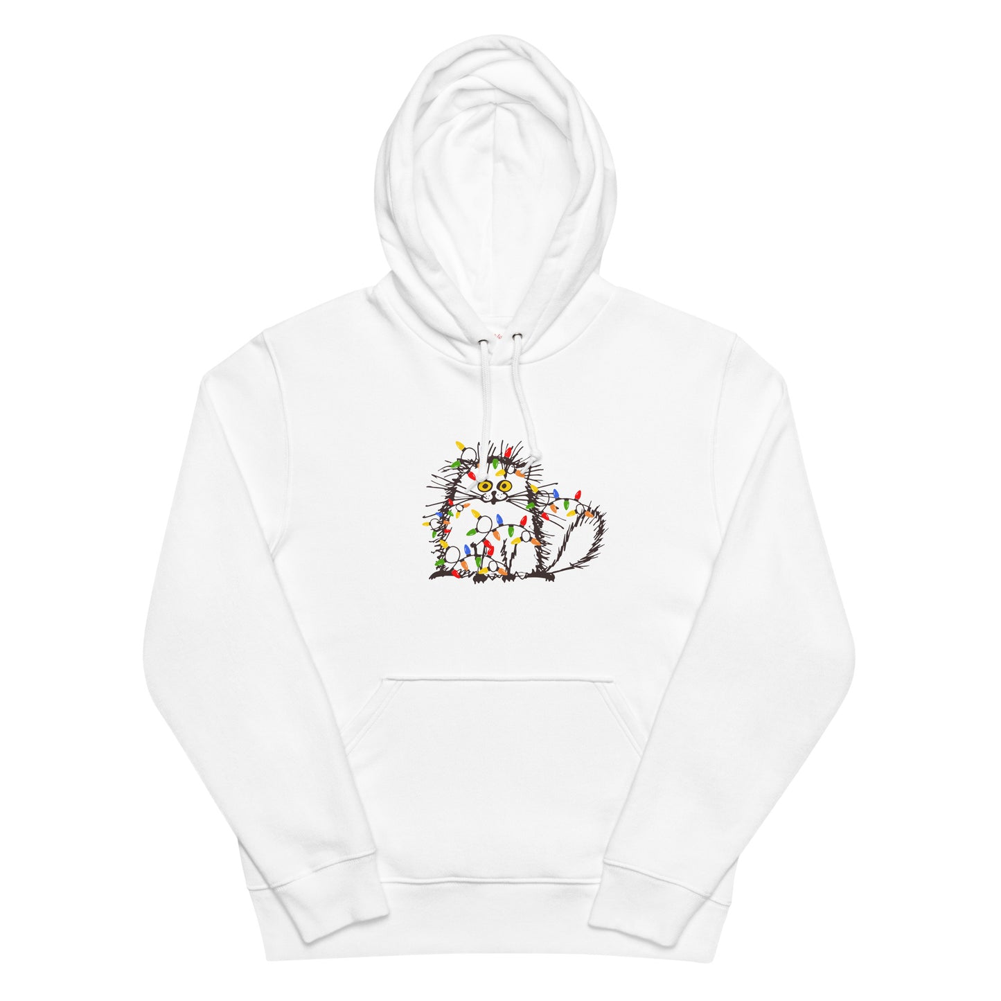 【クリスマス限定商品】猫 パーカー ねこ かわいい 猫イラスト 猫クリスマス.