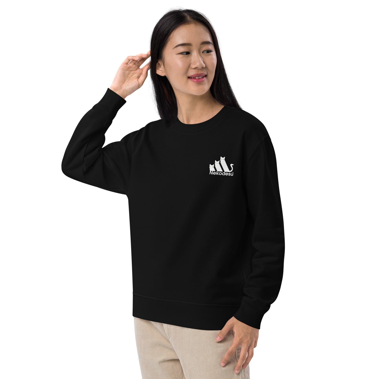 猫 トレーナー ねこ かわいい 猫イラスト Nekodesu.