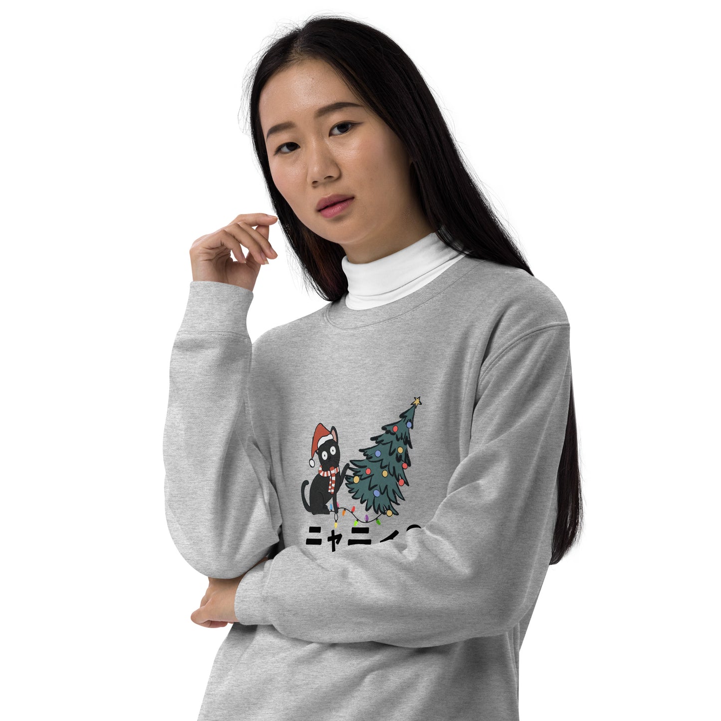 【クリスマス限定商品】猫 トレーナー ねこ かわいい 猫イラスト ニャーニー?.