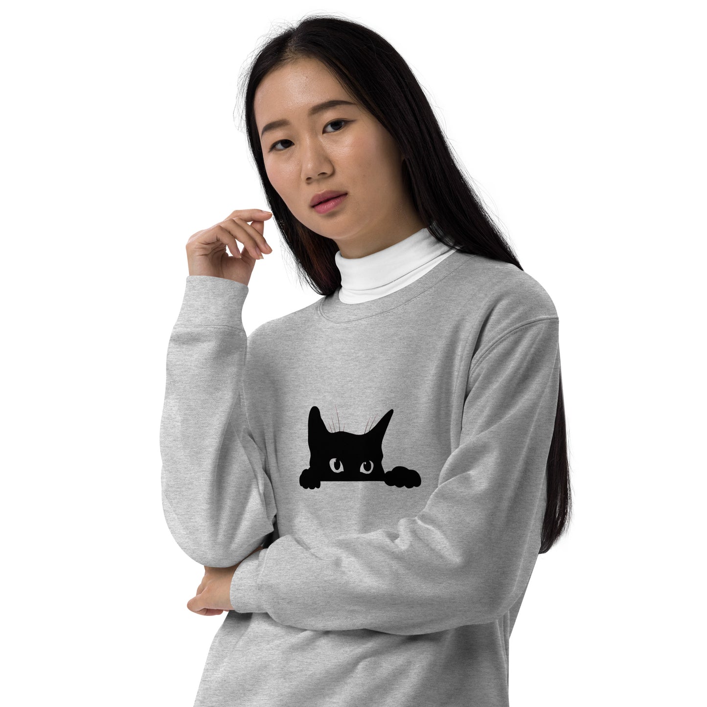 猫 トレーナー ねこ かわいい猫イラスト可愛い猫.