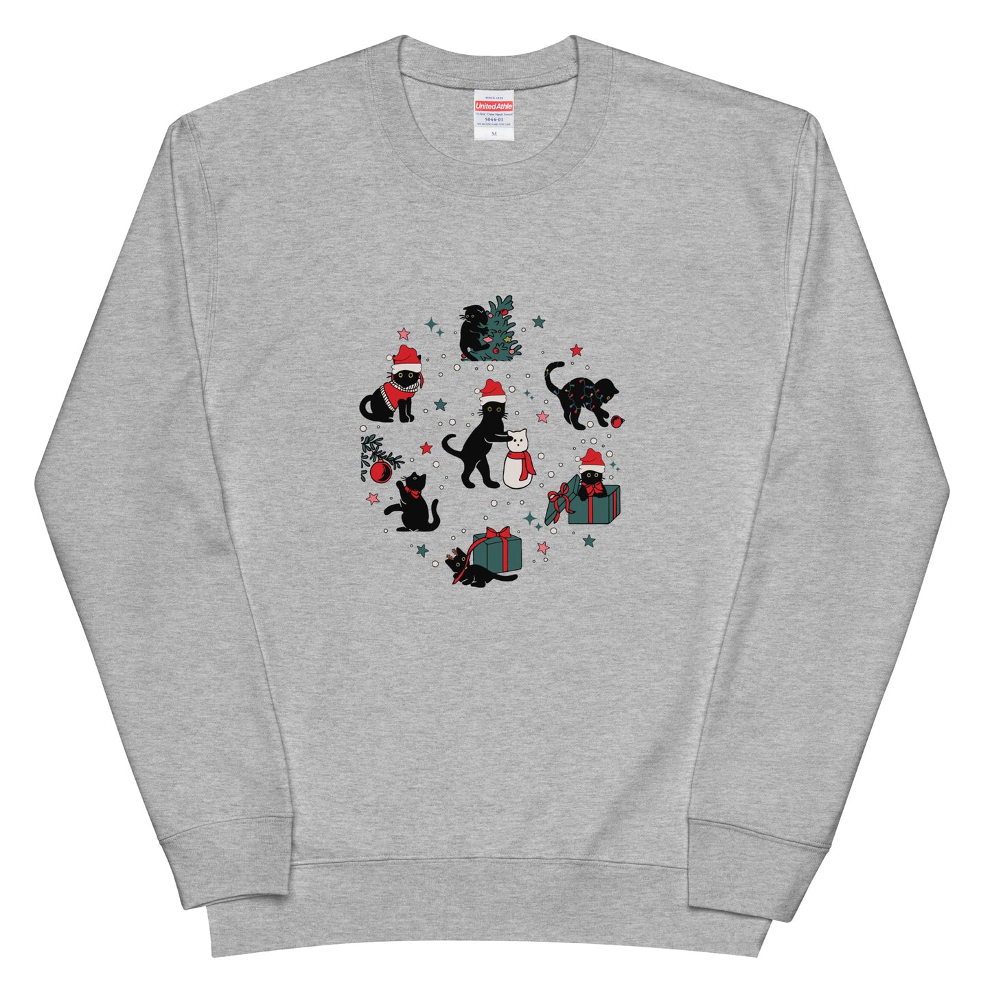 【クリスマス限定商品】猫 トレーナー ねこ かわいい 猫イラスト 猫クリスマス.