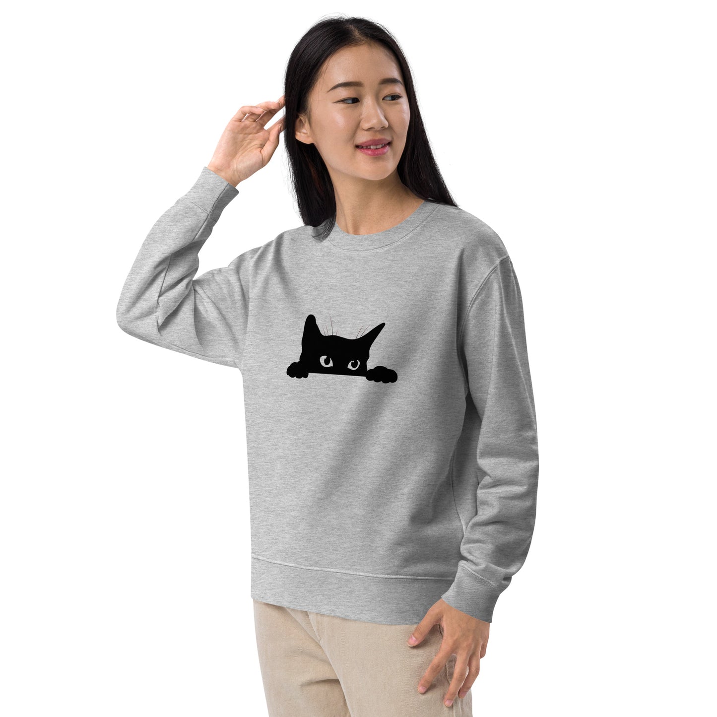 猫 トレーナー ねこ かわいい猫イラスト可愛い猫.