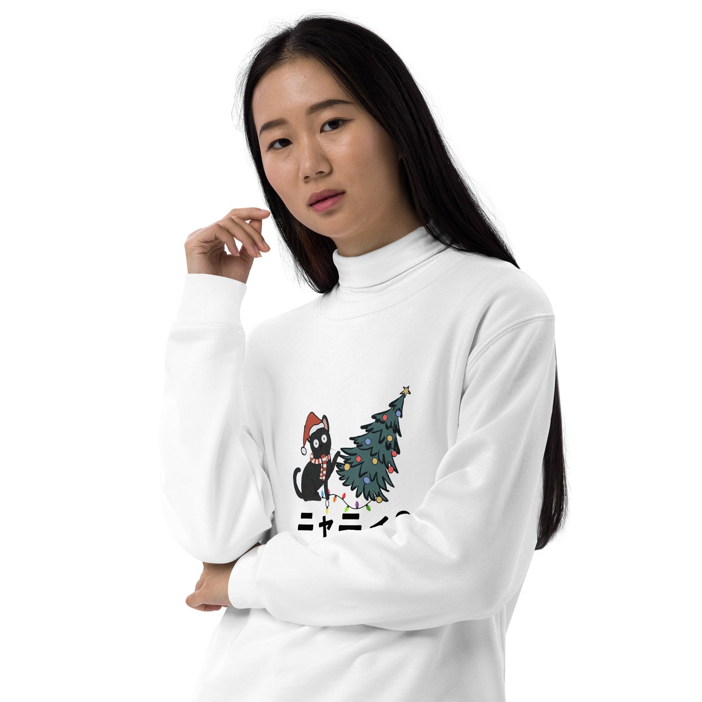 【クリスマス限定商品】猫 トレーナー ねこ かわいい 猫イラスト ニャーニー?.