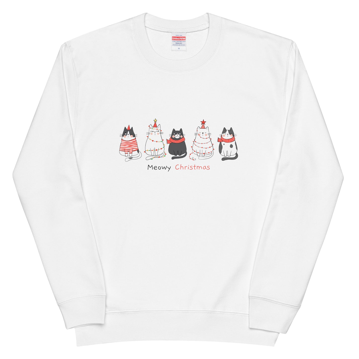 【クリスマス限定商品】猫 トレーナー ねこ かわいい 猫イラスト 猫クリスマス.