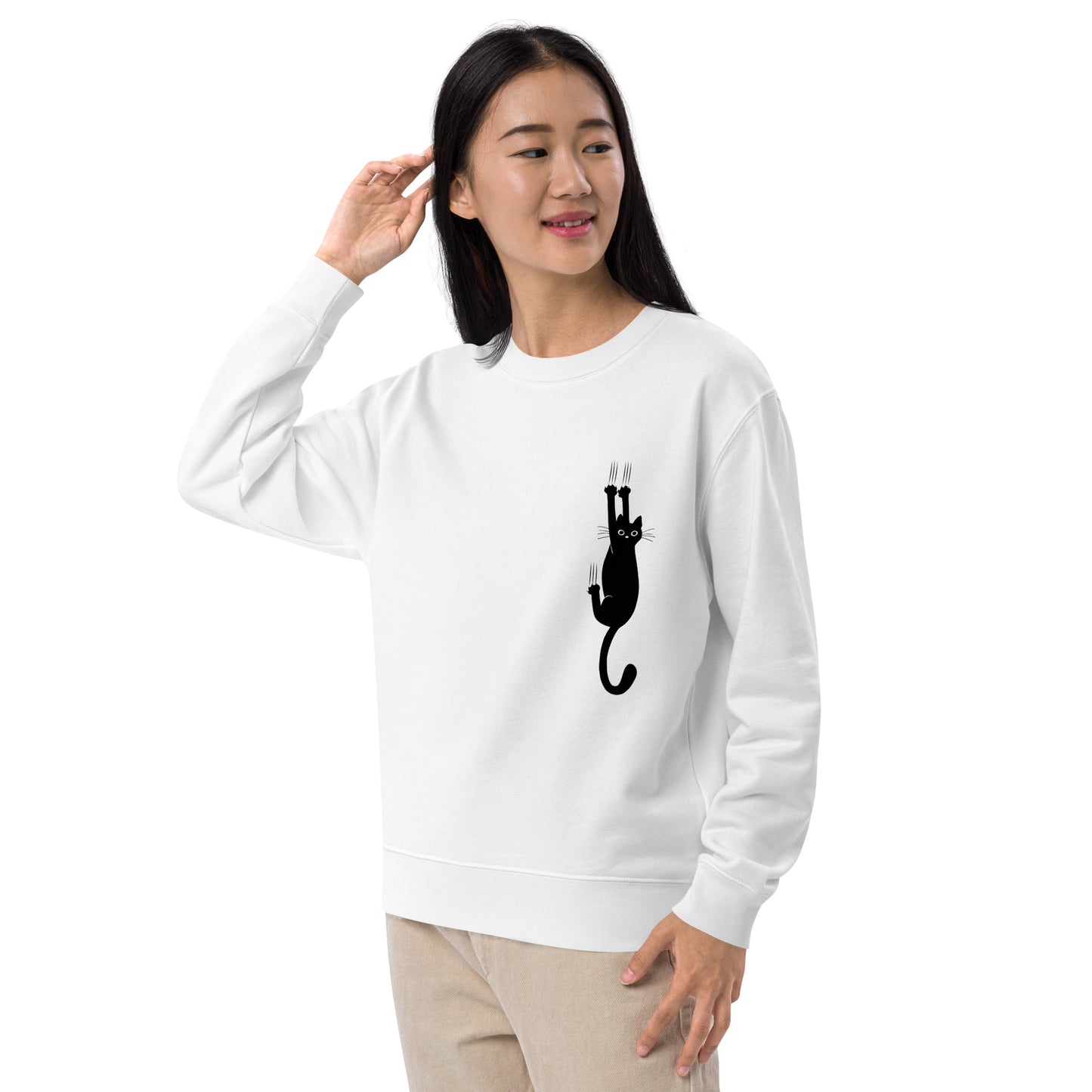 猫 トレーナー ねこ かわいい 猫イラスト 猫可愛い.