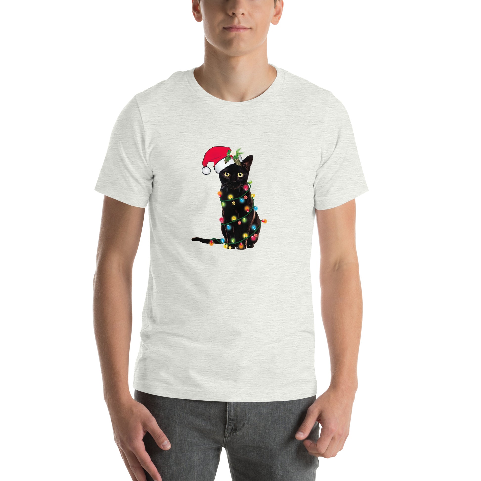 【クリスマス限定商品】猫tシャツ ねこ 猫イラスト 猫クリスマス.