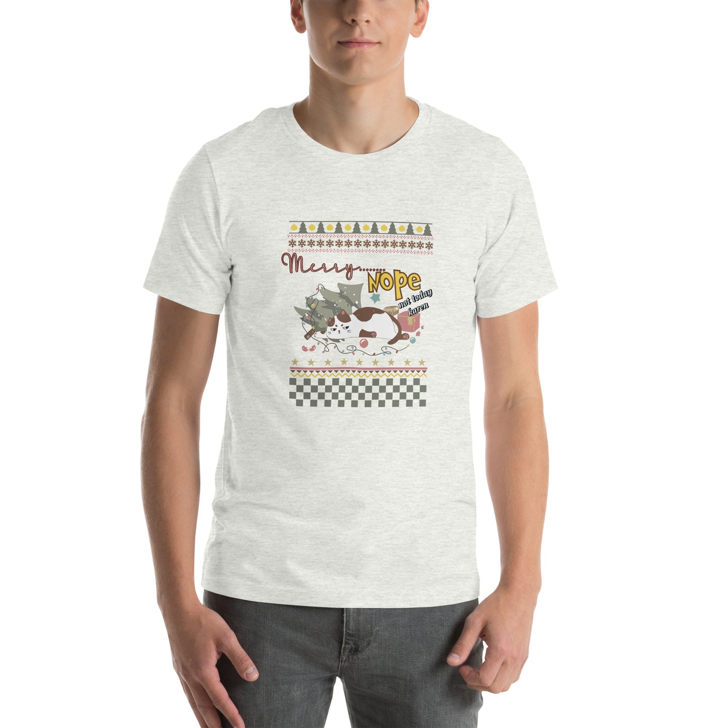 【クリスマス限定商品】猫tシャツ ねこ 猫イラスト 猫クリスマス.