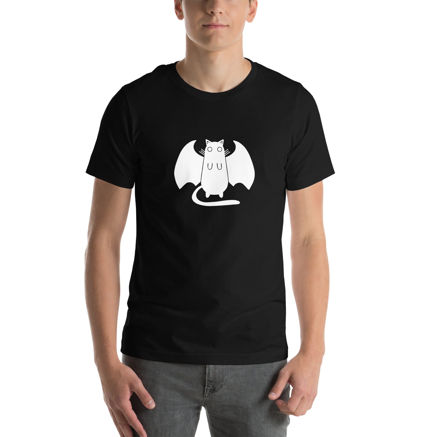 猫tシャツ ねこ 猫イラスト おもしろ tシャツ かわいい ハロウィン|アダルト&キッズサイズ.