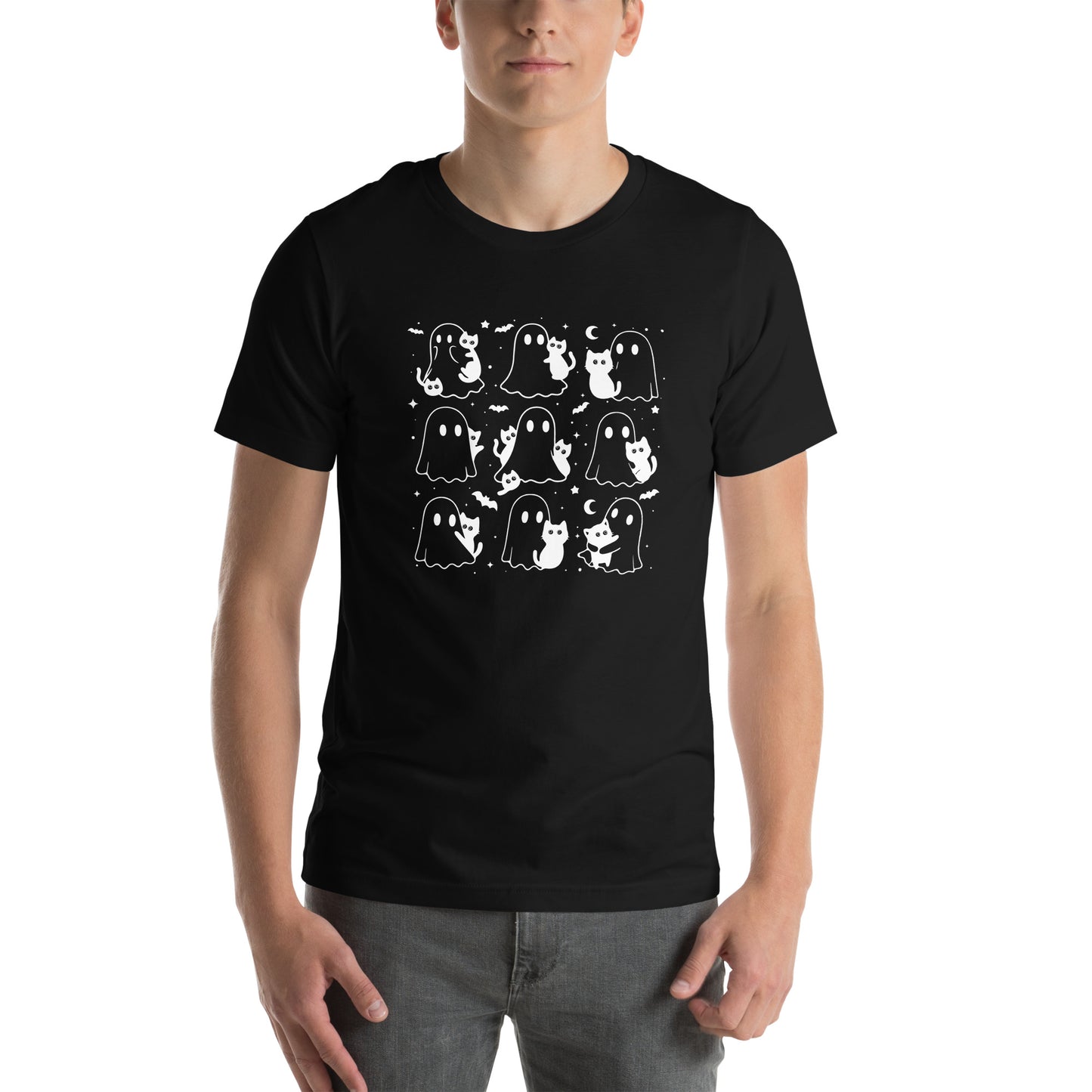 猫tシャツ ねこ 猫イラスト おもしろ tシャツ かわいい ハロウィン|アダルト&キッズサイズ.