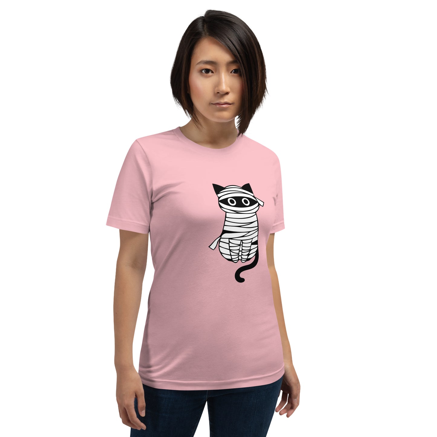 猫tシャツ ねこ 猫イラスト おもしろ tシャツ かわいい ハロウィン|アダルト&キッズサイズ.