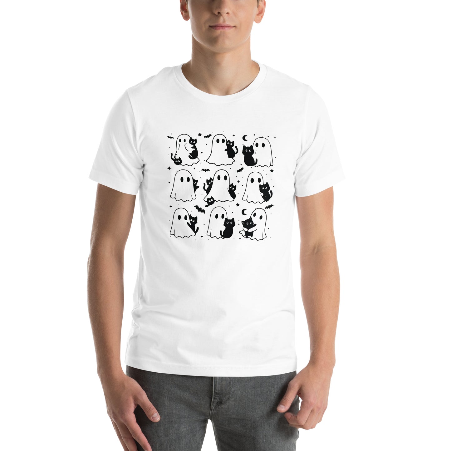 猫tシャツ ねこ 猫イラスト おもしろ tシャツ かわいい ハロウィン|アダルト&キッズサイズ.