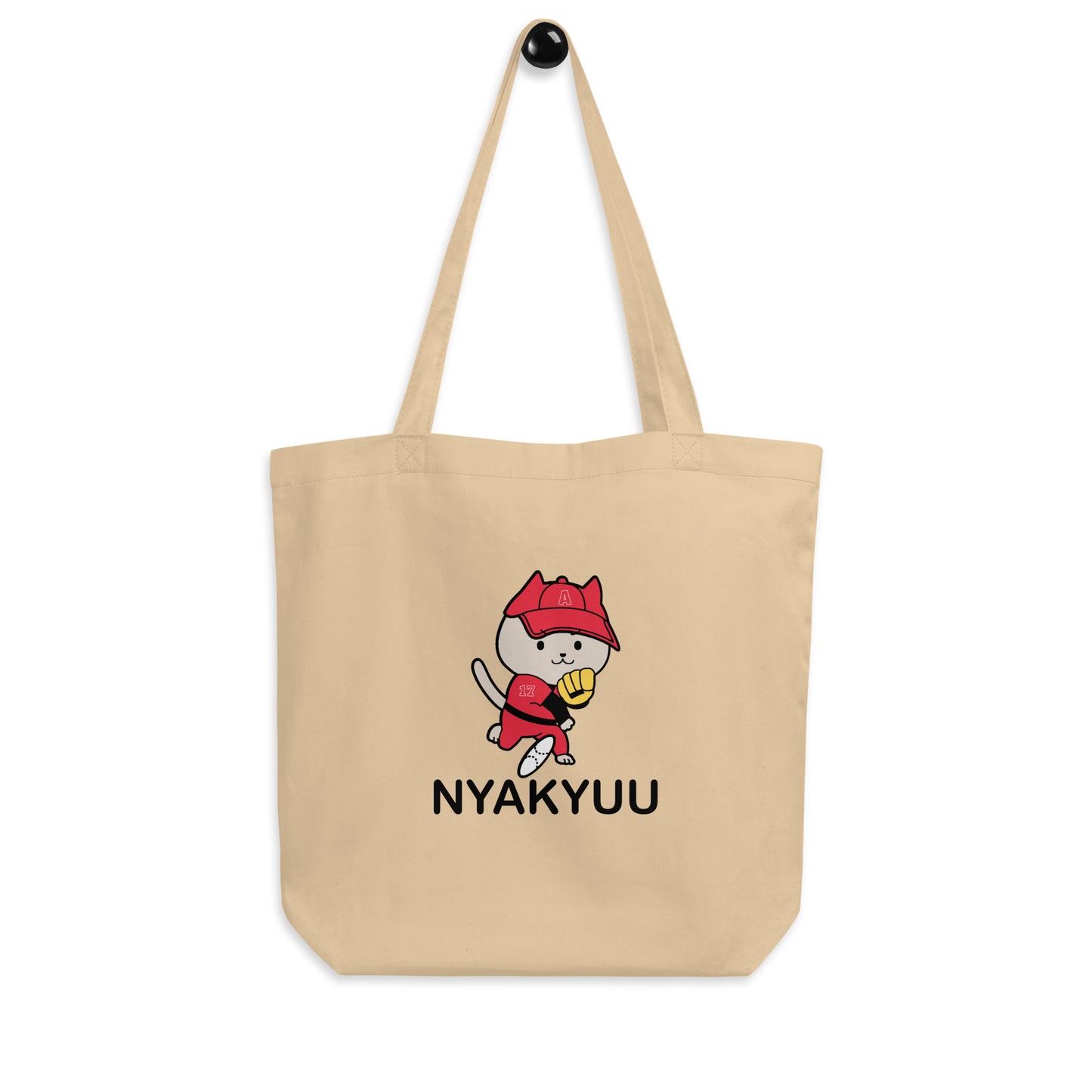 猫トート バッグ 猫 エコ バッグ 野球.