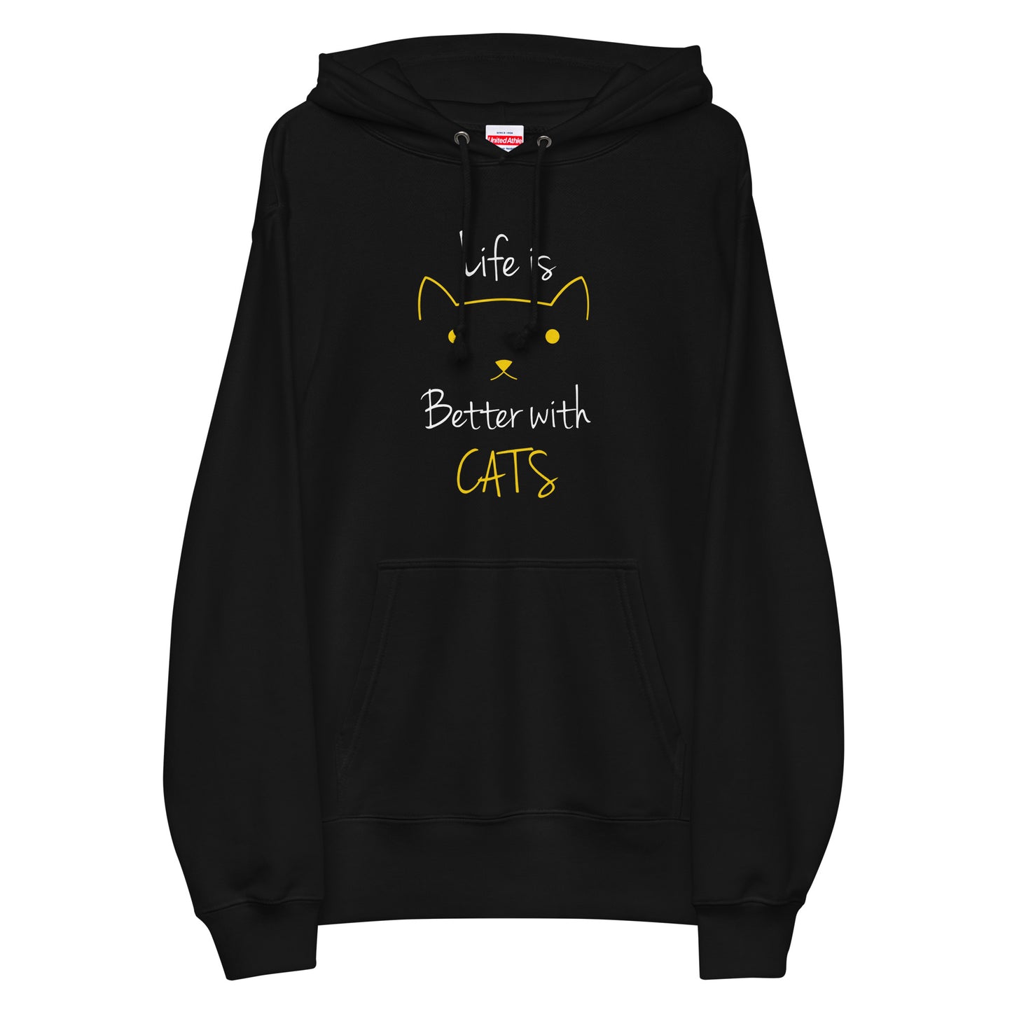 猫 パーカー ねこ かわいい 猫イラスト Better with Cats.