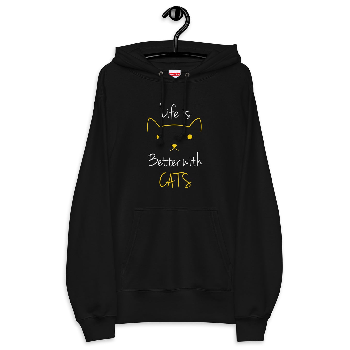 猫 パーカー ねこ かわいい 猫イラスト Better with Cats.