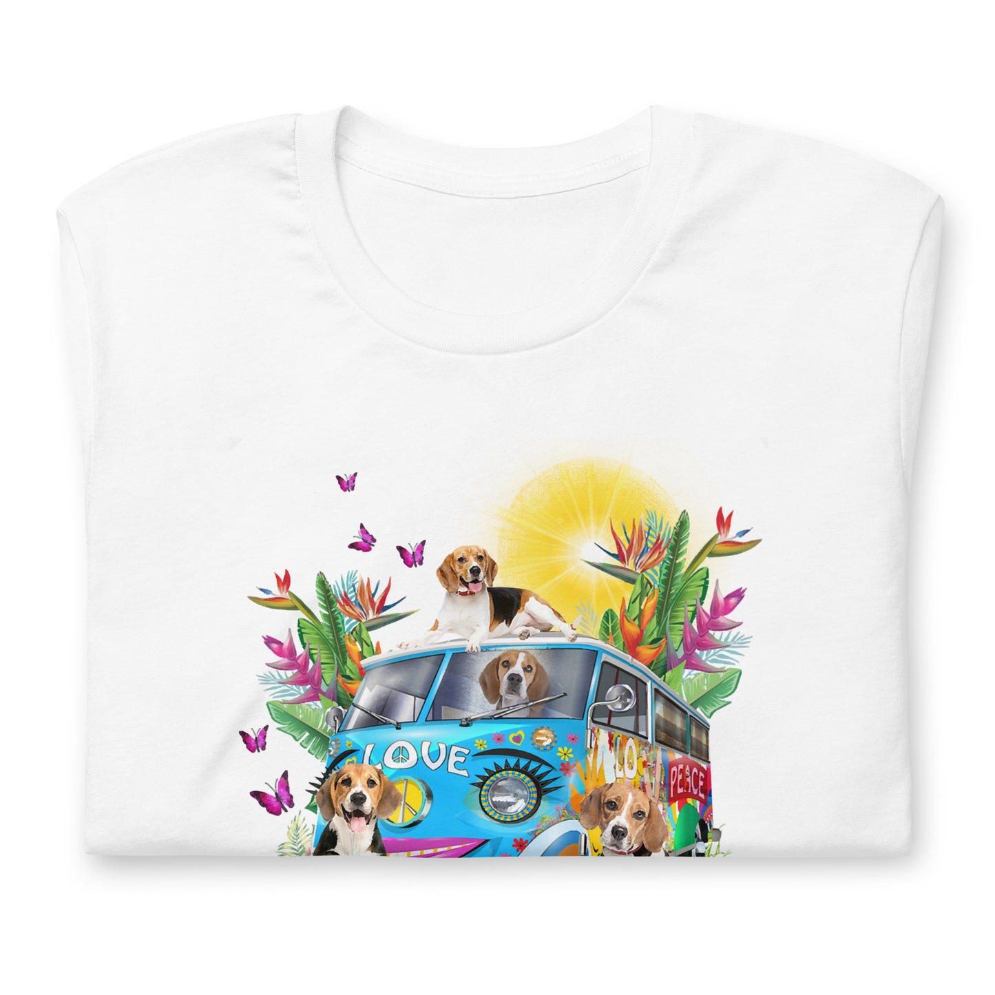 犬 tシャツ 犬イラスト ビーグル|アダルト&キッズサイズ.
