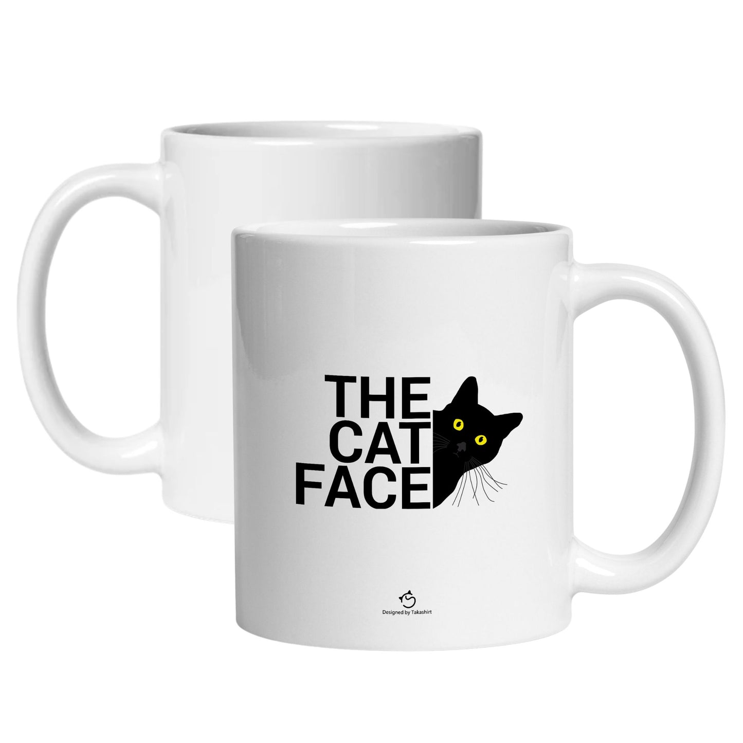 マグカップ 猫イラスト THE CAT FACE ｜猫好きにおすすめの面白い猫グッズ プレゼントにも最適