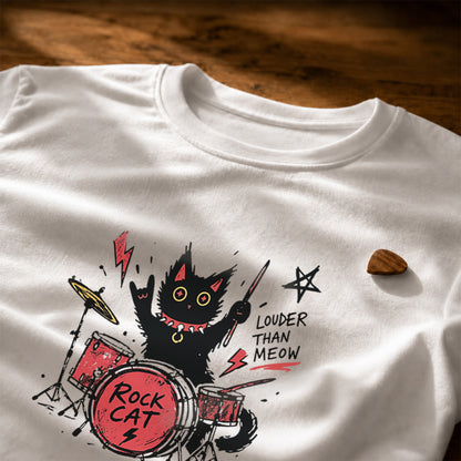 猫 ロン t 猫 長袖 t シャツ ねこ 猫イラスト猫 ジャズバンドロック猫