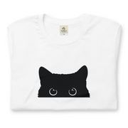 猫tシャツ ねこ 猫イラスト 可愛い黒い猫｜アダルト&キッズサイズ