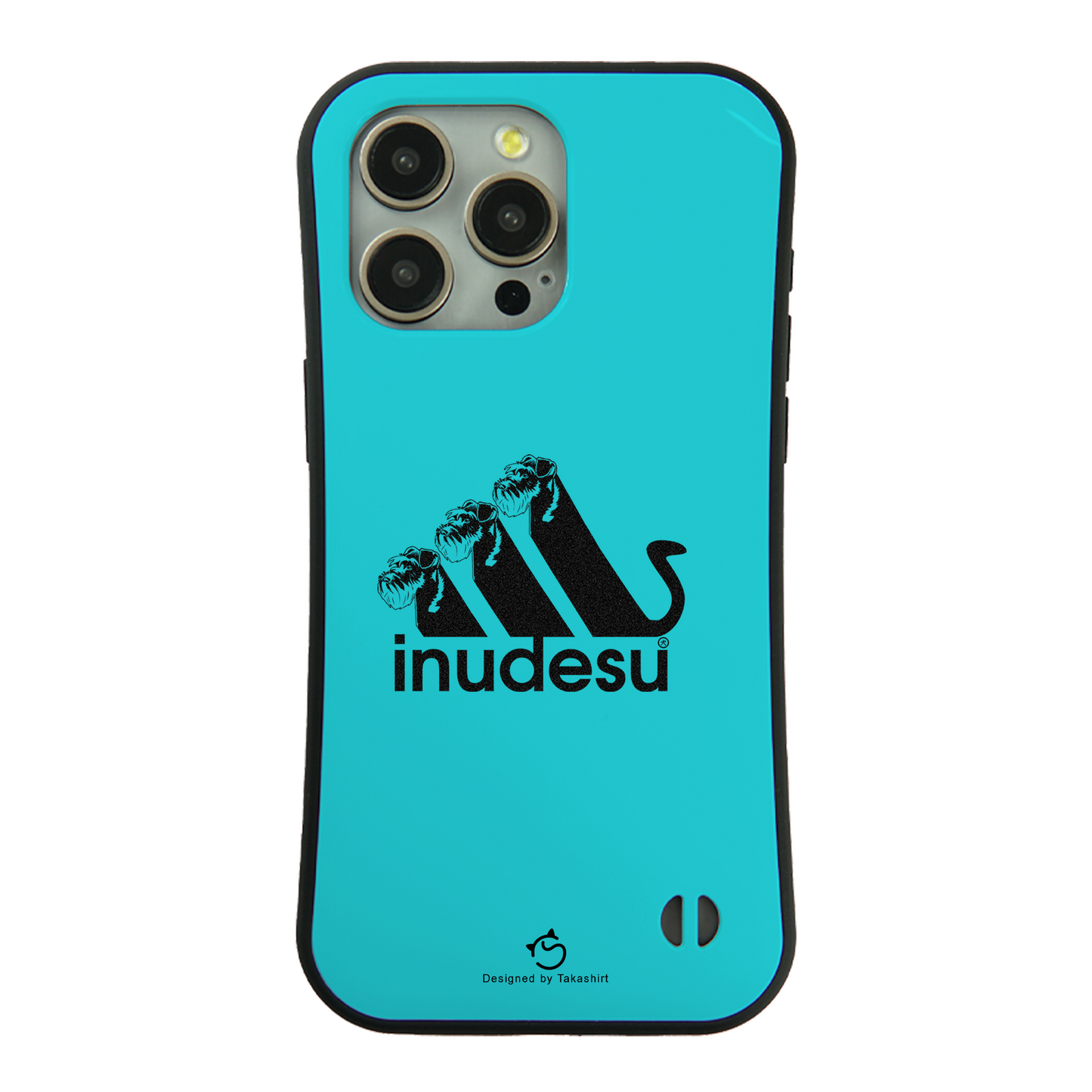 ケース いぬ 犬 イラスト  ミニチュア・シュナウザー INUDESU スマホ ケース iPhone8, SE2, SE3 ~ ケース iPhone16シリーズ