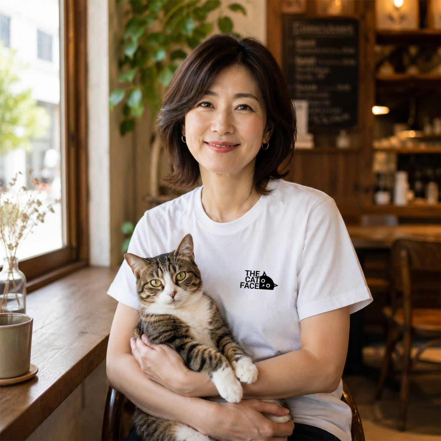 THE CAT FACE 猫Tシャツ｜人気ワンポイント