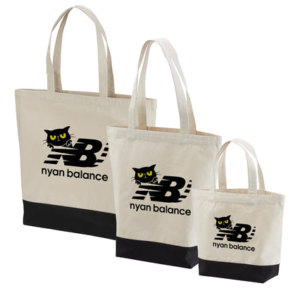 猫トート バッグ  猫 エコ バッグ  Nyan Balance
