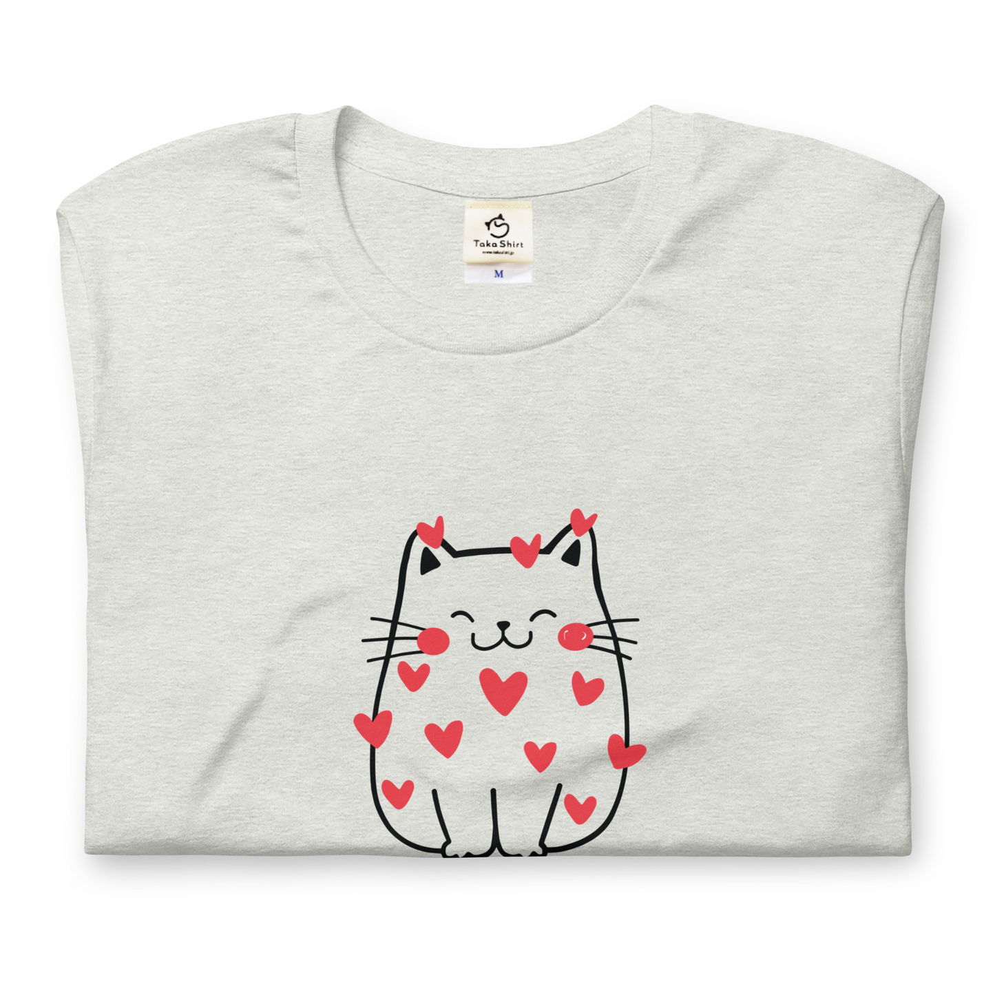 【バレンタイン限定】猫tシャツ ねこ 猫イラスト｜アダルト&キッズサイズ.