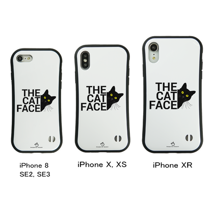 ケース ねこ 猫イラスト The Cat Face2 スマホ ケース iPhone8, SE2, SE3 ~ ケース iPhone16シリーズ