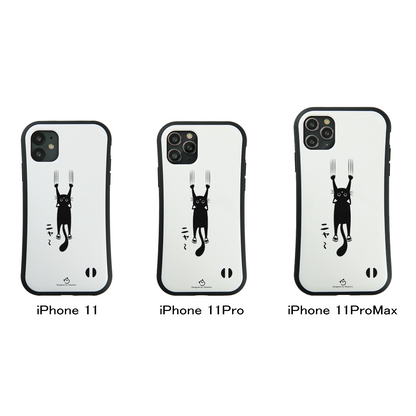 ケース ねこ 猫イラスト 引っ掻く猫 2 スマホ ケース iPhone8, SE2, SE3 ~ ケース iPhone16シリーズ