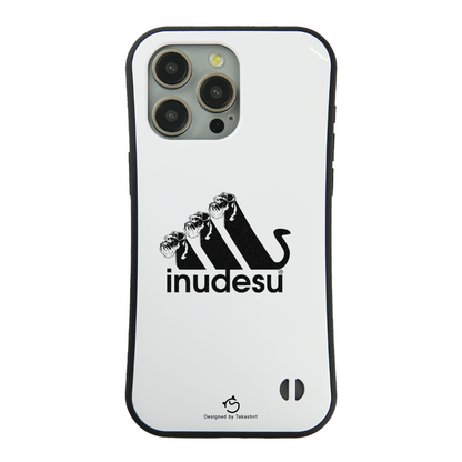 ケース いぬ 犬 イラスト  ミニチュア・シュナウザー INUDESU スマホ ケース iPhone8, SE2, SE3 ~ ケース iPhone16シリーズ