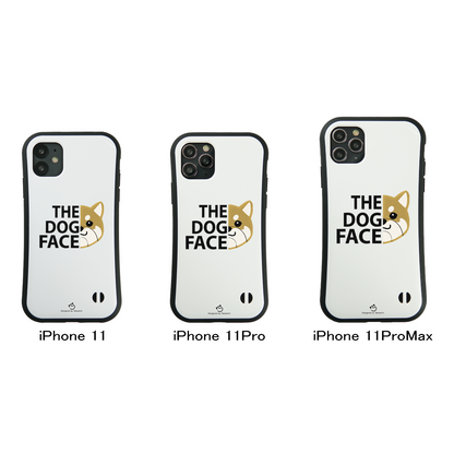 ケース いぬ 犬 イラスト 柴犬 The Dog Face  スマホ ケース iPhone8, SE2, SE3 ~ ケース iPhone16シリーズ