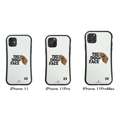 ケース いぬ 犬 イラスト  THE DOG FACE スマホ ケース iPhone8, SE2, SE3 ~ ケース iPhone16シリーズ