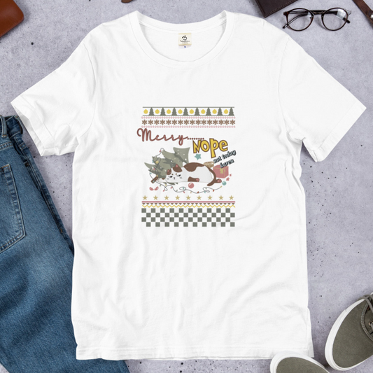 【クリスマス限定商品】猫tシャツ ねこ 猫イラスト 猫クリスマス.