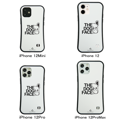 ケース いぬ 犬 イラスト フレンチ・ブルドッグ THE DOG FACE スマホ ケース iPhone8, SE2, SE3 ~ ケース iPhone16シリーズ