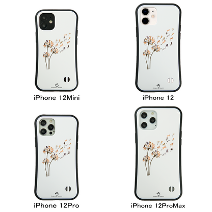 ケース いぬ 犬 イラスト チワワ タンポポ  スマホ ケース iPhone8, SE2, SE3 ~ ケース iPhone16シリーズ