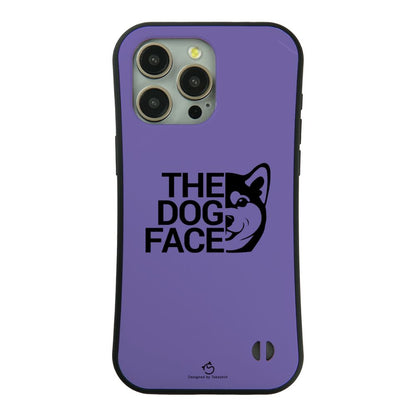 ケース いぬ 犬 イラスト ダックスフン 柴犬 THE DOG FACE 2 スマホ ケース iPhone8, SE2, SE3 ~ ケース iPhone16セリア