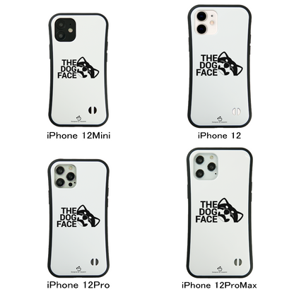 ケース いぬ 犬 イラスト  柴犬 THE DOG FACE1 スマホ ケース iPhone8, SE2, SE3 ~ ケース iPhone16シリーズ