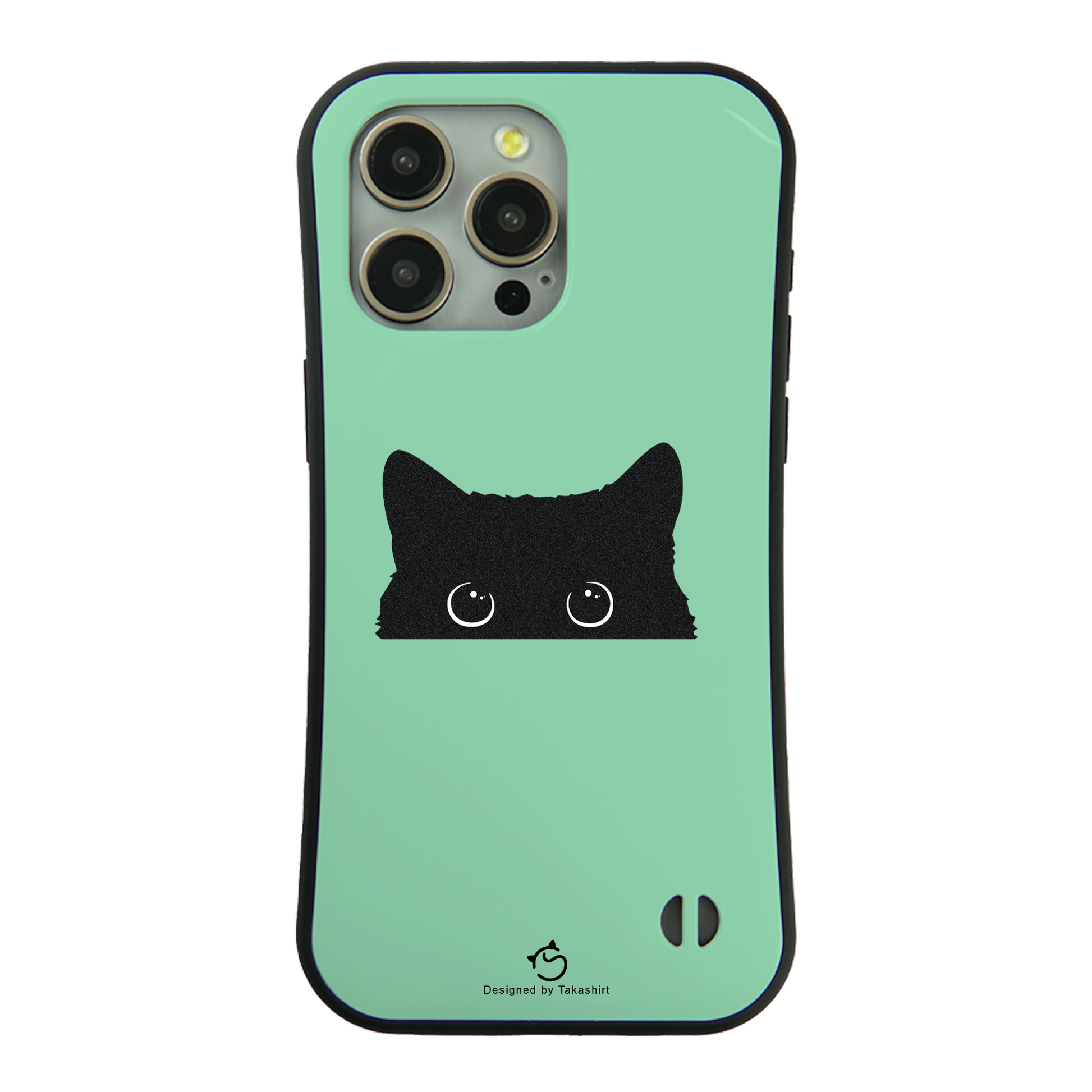ケース ねこ 猫イラスト 可愛い黒い猫 スマホ ケース iPhone8