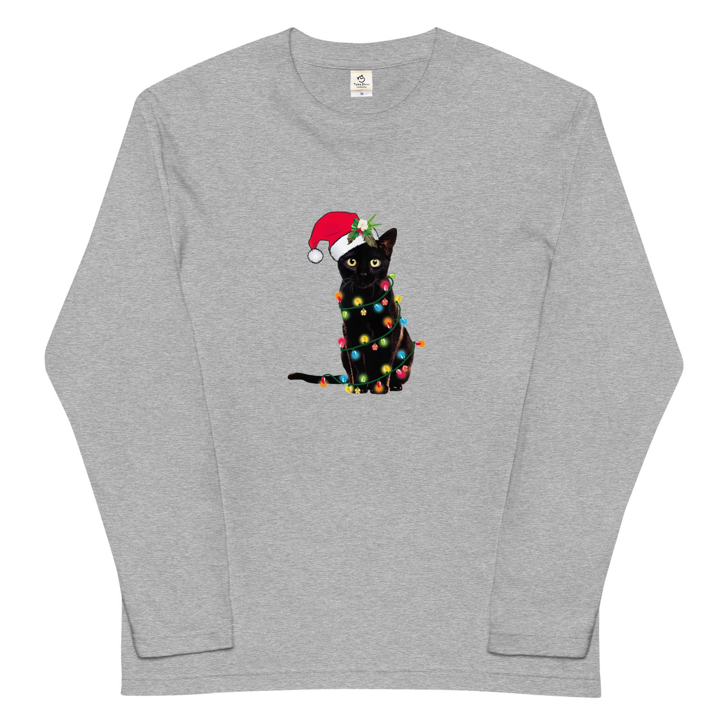 【クリスマス限定商品】猫 ロン t 猫 長袖 t シャツ ねこ 猫イラスト 猫クリスマス.